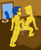 Marge Bart Simpson Milhouse