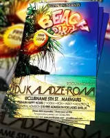 Beach Party Flyer PSD