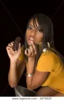 Sexy Girl with Chocolate