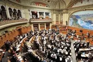 Swiss Parliament Nude Secretary