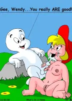Casper the Friendly Ghost and Wendy the Good Little Witch