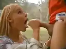 Nicole Sheridan Blowjob Outside