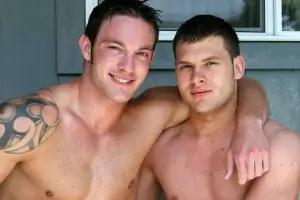 Next Door Buddies Clark Kent and Samuel