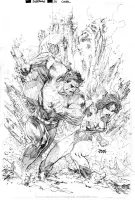 Jim Lee Wonder Woman vs Superman