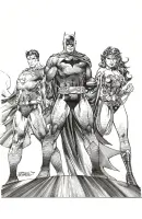 Jim Lee Batman Superman Wonder Woman