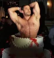 Naked Man Birthday Cake