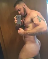 Dominique and Hansson Gay Muscle