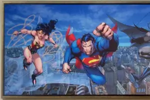 Jim Lee Batman Superman Wonder Woman