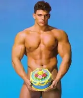 Sexy Men Happy Birthday Cake