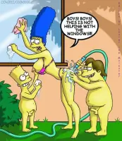Marge Simpson and Nelson Porn