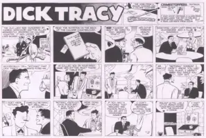 Dick Tracy Newspaper Comic Strips
