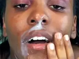 Young Black Teen Facial