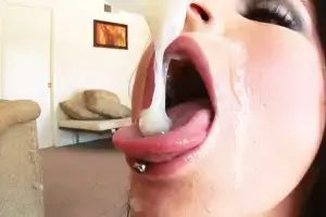 Bukkake Cum Eating